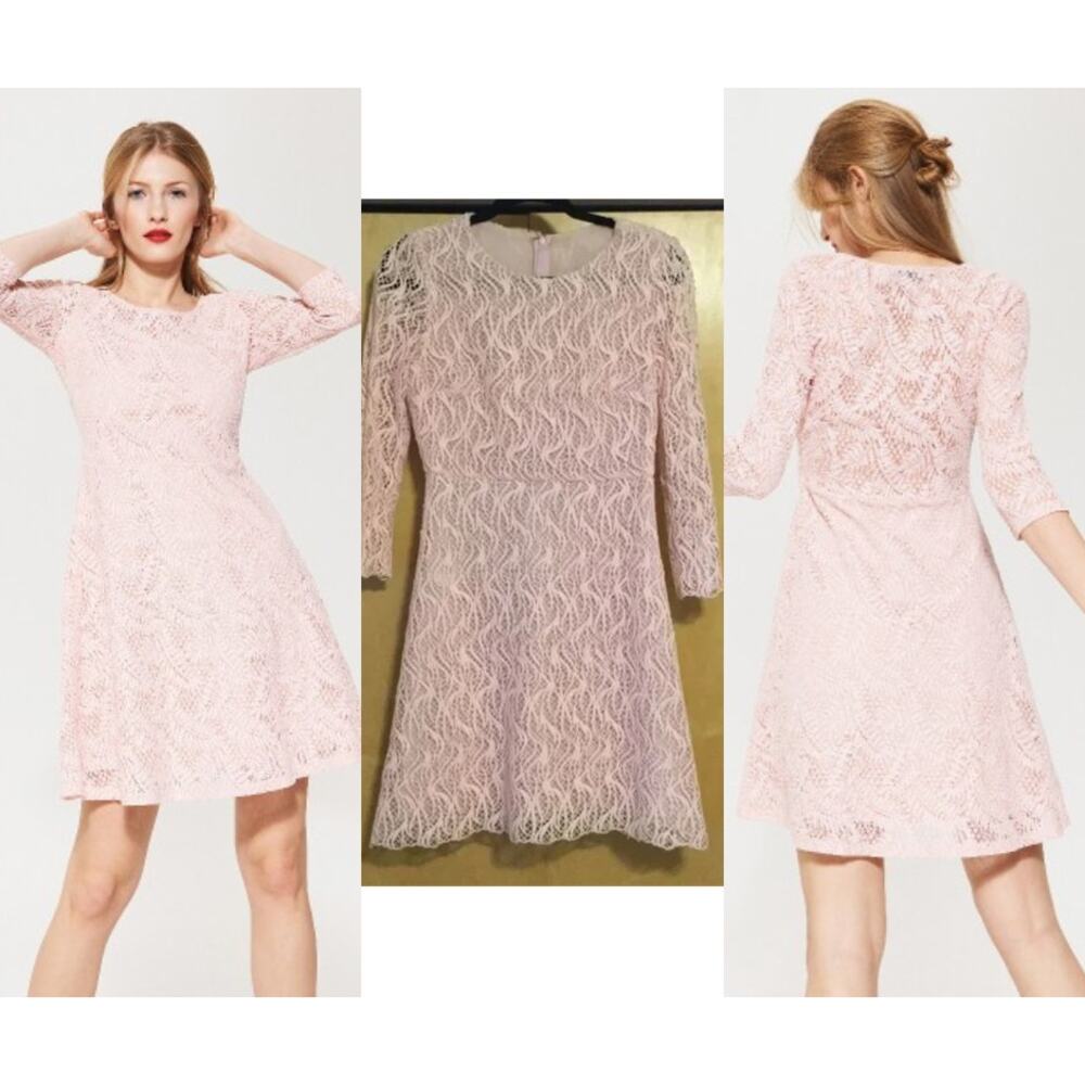 Les Copains Baby pink embroided dress - Picture 1 of 15